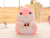 Chubby Hamster Pastel Woodland Plush With Nuts and Acorns - LoveJojo