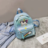 Holographic Backpack Unicorn Patches Rainbow Cloud Star - LoveJojo