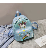 Holographic Backpack Unicorn Patches Rainbow Cloud Star - LoveJojo