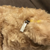 Plush Brown Teddy Bear Bag Crossbody Handbag Fur
