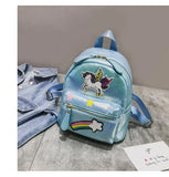 Holographic Backpack Unicorn Patches Rainbow Cloud Star - LoveJojo