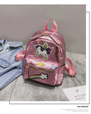 Holographic Backpack Unicorn Patches Rainbow Cloud Star - LoveJojo