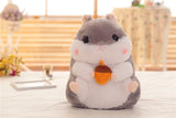 Chubby Hamster Pastel Woodland Plush With Nuts and Acorns - LoveJojo