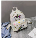 Holographic Backpack Unicorn Patches Rainbow Cloud Star - LoveJojo