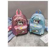 Holographic Backpack Unicorn Patches Rainbow Cloud Star - LoveJojo