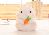 Chubby Hamster Pastel Woodland Plush With Nuts and Acorns - LoveJojo