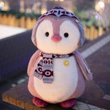 Cosy Penguin With Scarf and Hat Plush Winter Christmas Plush