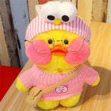 Korean Duck Plush Costume Glasses Dress Explorer - LoveJojo