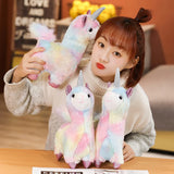 Rainbow Alpaca Unicorn Plush Stuffed Animal Toy - LoveJojo