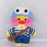 Korean Duck Plush Costume Glasses Dress Explorer - LoveJojo