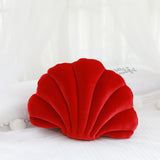Velvet Shell Mermaid Cushion Plush Pillow Seashell