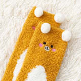 Cute Animal Fuzzy Socks - LoveJojo