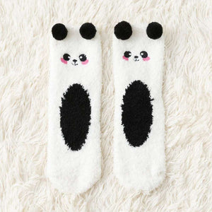 Cute Animal Fuzzy Socks - LoveJojo