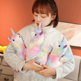 Rainbow Alpaca Unicorn Plush Stuffed Animal Toy - LoveJojo