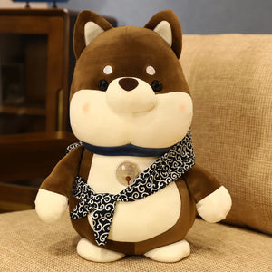 Shiba Inu Dog Plush Handkerchief Chubby Stuffed Soft Toy - LoveJojo