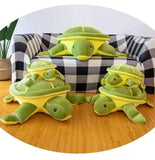 Large Green Turtle Sleeping Pillow Plush Toy - LoveJojo