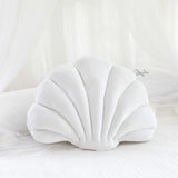 Velvet Shell Mermaid Cushion Plush Pillow Seashell