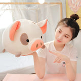 Chubby Pig Pink Piggy Plush with Eye Patch 35-45cm - LoveJojo