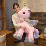 Unicorn Dream Rainbow Plush Toy Up To 80cm
