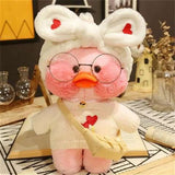 Korean Duck Plush Costume Glasses Dress Explorer - LoveJojo