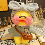 Korean Duck Plush Costume Glasses Dress Explorer - LoveJojo