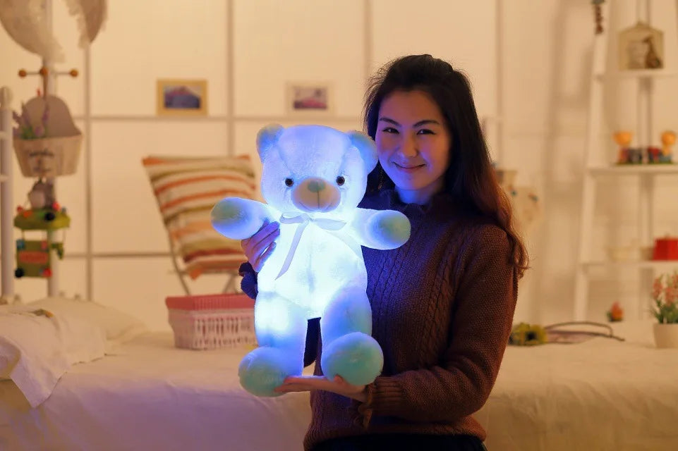 Light Up LED Glowing Teddy Bear Stuffed Animal Plush Toy 32 75cm LoveJojo