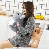40cm Cute Hamster Mouse Plush Toy Hand Warmer 3 In 1