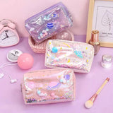 Pencil Case Laser Big Makeup Bag Cosmetic Case - LoveJojo