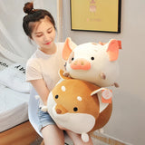 Chubby Pig Pink Piggy Plush with Eye Patch 35-45cm - LoveJojo