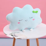 Happy Yellow Sunshine Sun Plush Smiley Cloud Rain Raindrops Weather