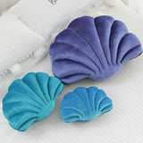 Velvet Shell Mermaid Cushion Plush Pillow Seashell