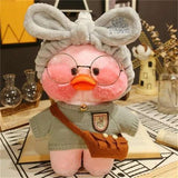 Korean Duck Plush Costume Glasses Dress Explorer - LoveJojo