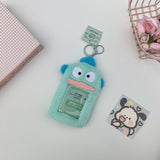 Sanrio Hello Kitty Plush Card Case Holder Keychain Kuromi My Melody Hangyodon Pochacco Cinnamoroll