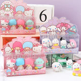 Set of 12 Sanrio Toys Kawaii Eraser Figures