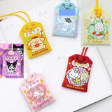 Omamori Keychain Embroidery Japanese Style Lucky Charm Bag Pendant