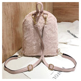 Faux Fur Mini Rabbit Ear Backpack - LoveJojo