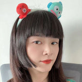 Sanrio Headband Plush Hairband Cinnamoroll My Melody Kuromi Scrunchie Hangyodon