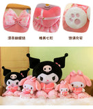 Sanrio My Melody Kuromi Kawaii Floral Lace Dress Plush Toy