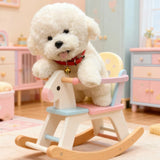 Teddy Dog Bichon Frise Puppy Plush White Stuffed Soft Animal Toy