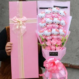 Sanrio Hello Kitty Plush Bouquet Cute Flower Gift Box - LoveJojo