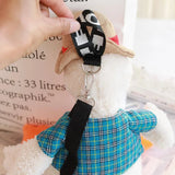 Stuffed Animal Duck Goose Crossbody Shoulder Bag Plush Backpack - White or Yellow