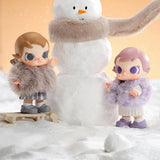 Genuine POP MART Baby Molly Winter Fit Check Series Vinyl Plush Pendant Blind Box