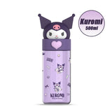 Sanrio Transparent Travel Water Bottle Hello Kitty Kuromi Cinnamoroll My Melody (500ml)