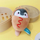 Penguin Ebi Fried Shrimp Prawn Plush Keychain 10cm