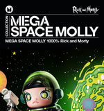 Genuine Pop Mart Mega Space Molly 400% Rick and Morty Limited Edition Figure