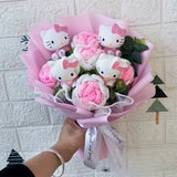 Sanrio Hello Kitty Plush Bouquet Flowers - LoveJojo