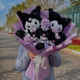 Sanrio Kuromi Plush Toy Bouquet - LoveJojo