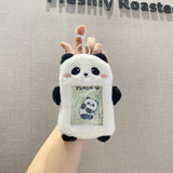 Sanrio Hello Kitty Plush Card Case Holder Keychain Kuromi My Melody Hangyudon Pochacco Cinnamoroll
