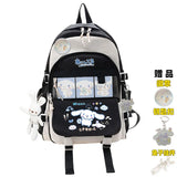 Sanrio Plush Toy Cinnamoroll Backpack Rucksack Schoolbag Kawaii Student School Bag Large Travel