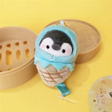 Penguin Ebi Fried Shrimp Prawn Plush Keychain 10cm